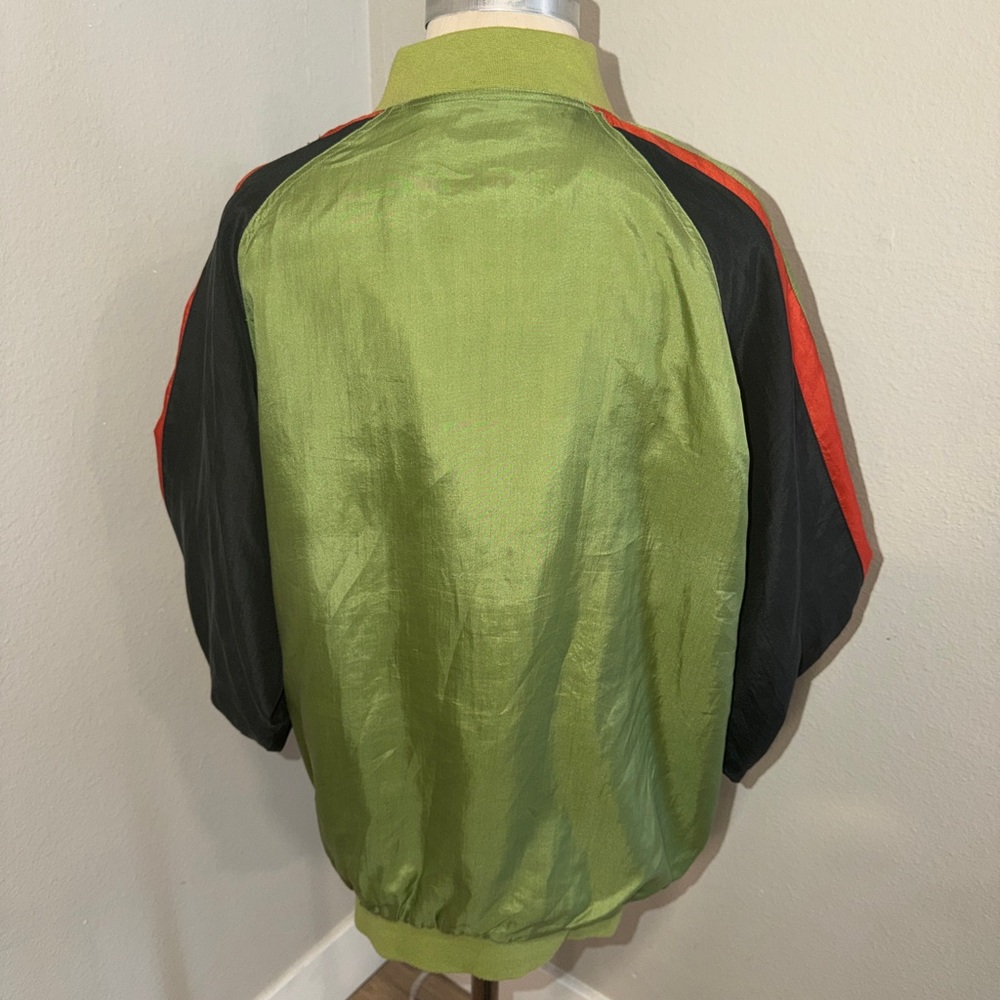 Vintage Jeffrey Banks Silk Bomber Jacket. Medium - Picture 5 of 6